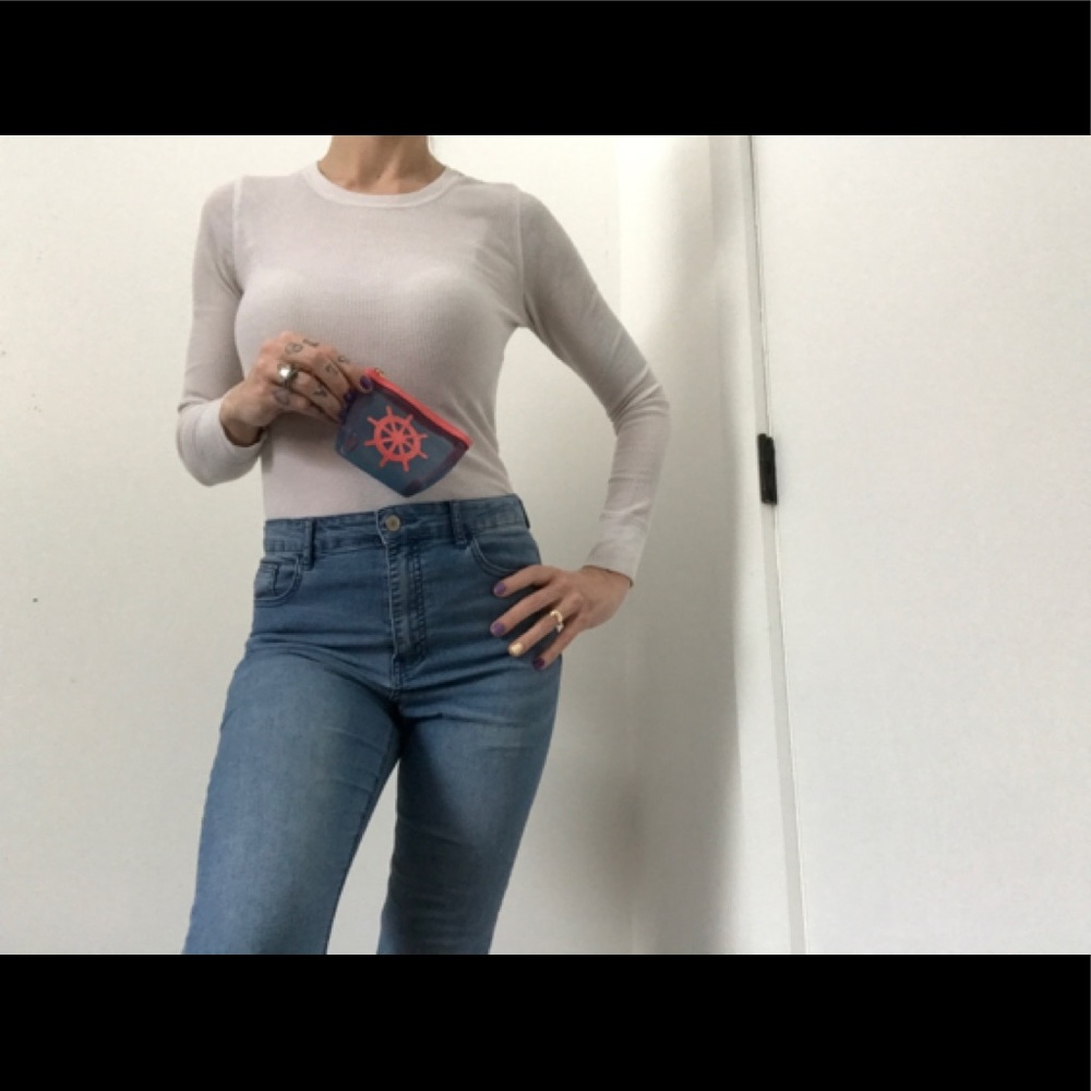 OLOL Nautical Theme Ships Wheel Coin Purse - Picture 2 of 11